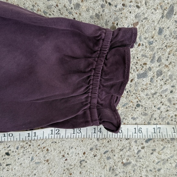 Sundance Eggplant Long Sleeve Midi Button Down Dress Size Medium - Picture 9 of 11